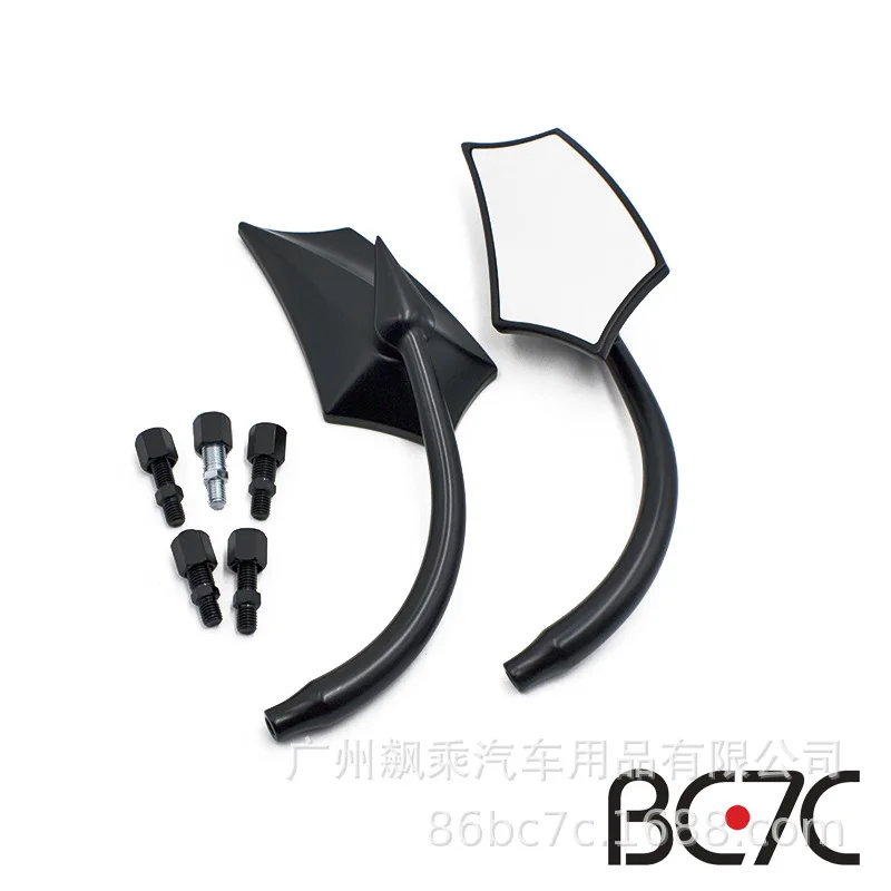 

Motorcycle Aluminum Rearview Side Convex Mirror Motorbike Left Right Rear View Mirror For Most Dirt Bike Sport Bike Street Bike