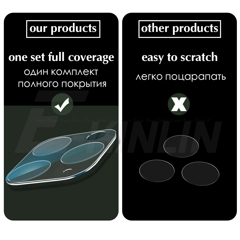 10 шт. Защитная пленка для экрана из закаленного стекла iPhone 12 11 Pro Max mini задняя