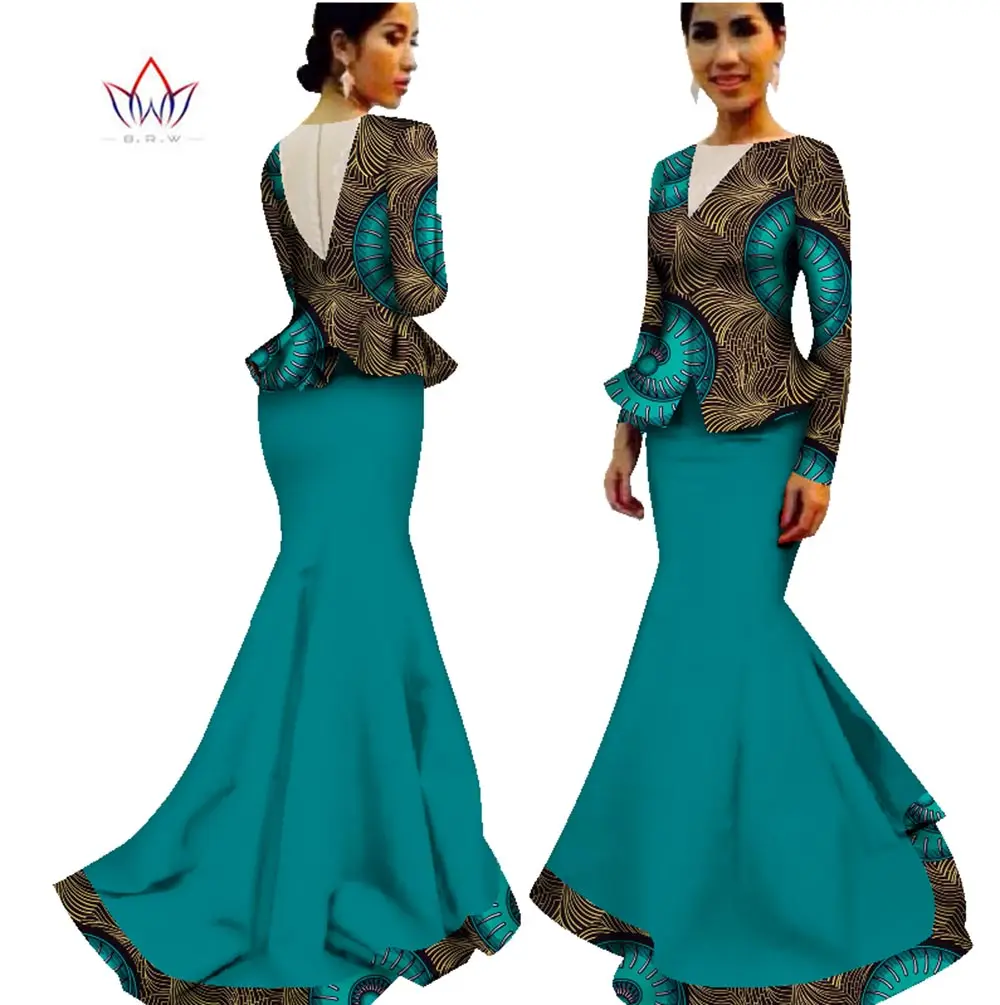 Женское платье с длинным рукавом V-образным вырезом и юбкой | Тематическая одежда