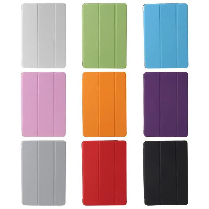 

PU Leather Case for iPad mini 4 Silk Slim Transparent Smart Back Cover for Apple iPad Mini 4 Flip Stand Case Auto Sleep/Wake