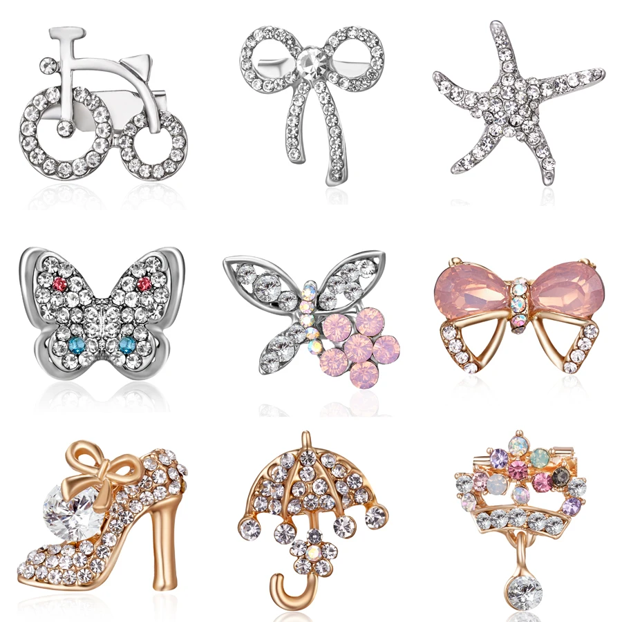 Брошь в форме зонтика гитары морской звезды подсолнуха брошка мультфильм