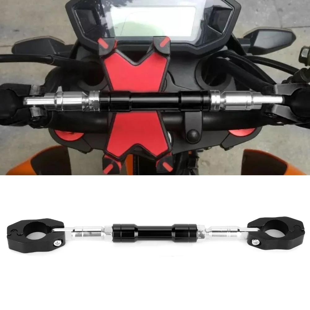 

Universal no rusting Adjustable CNC cutting Aluminium Alloy Motorcycle Balance Cross Handlebar fits for handlebar 7/8" 22mm