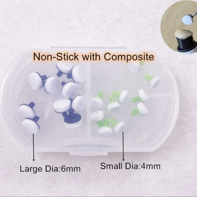 

20Pcs Dental Composite Resin Fast Quick Tools Foam Pads Non-stick Pads Large Small
