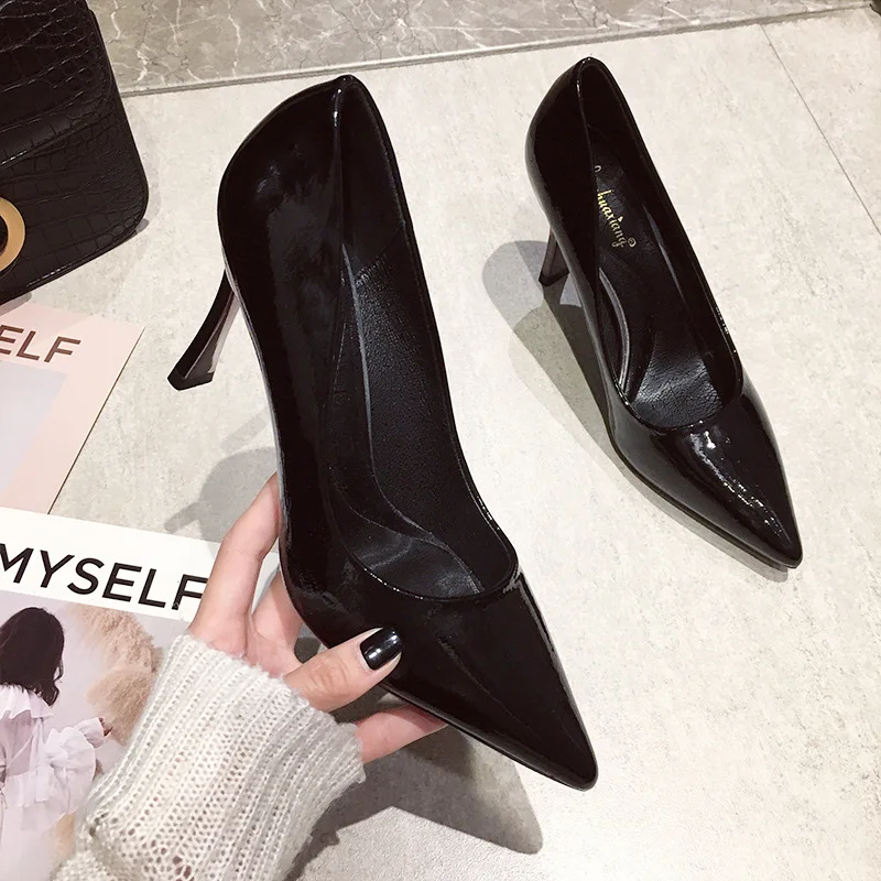 

Fashion Summer Sexy Genuine Leather Women's Pumps High Heels Shoes Boots Casual Slides L19610-2sh