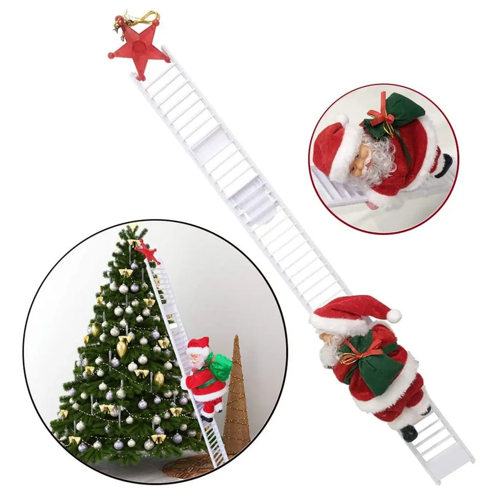 Электрическая лестница детская игрушка в виде Санты рождественские подарки для