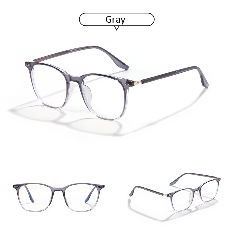 Мужские и женские очки оверсайз seemfly винтажная квадратная оправа TR90 для очков с