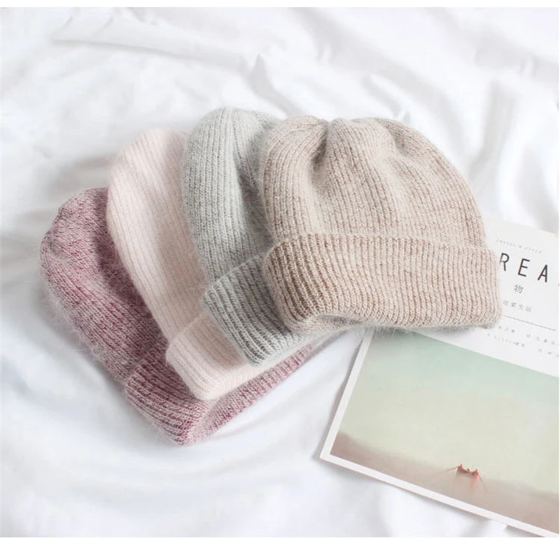 2019 новая осенняя и зимняя шапка из кроличьего меха Женская ветрозащитная теплая