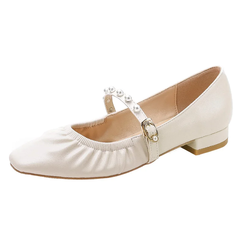 

Женские туфли мэри джейн из натуральной кожи, на плоской подошве, без застежки, летние сандалии-гладиаторы, 2021