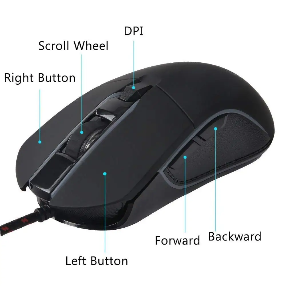 Motospeed K27 V30 одной рукой механический компьютер PC PUBG Gaming Keyboard 27 ключ проводной USB 9