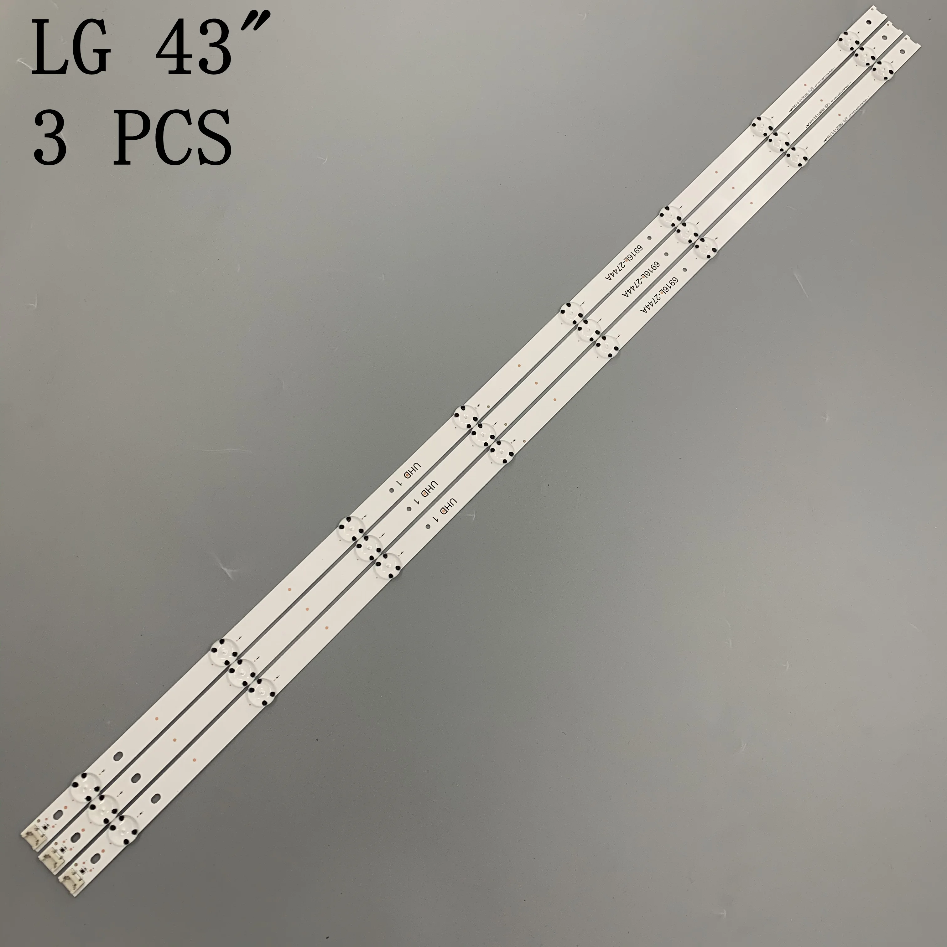 1 Набор = 3 шт. 84 см Светодиодная подсветка 8 светодиодный s для LG 43 &quot43lh5700 TV 43VH6100