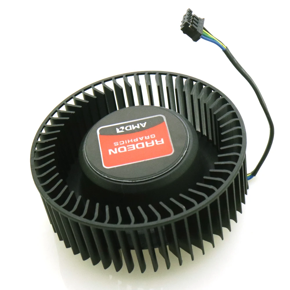 Охлаждающий вентилятор для видеокарты FD6525H12D 65 мм 12 В 1.3A 4 контакта AMD Radeon R9 270 270X -