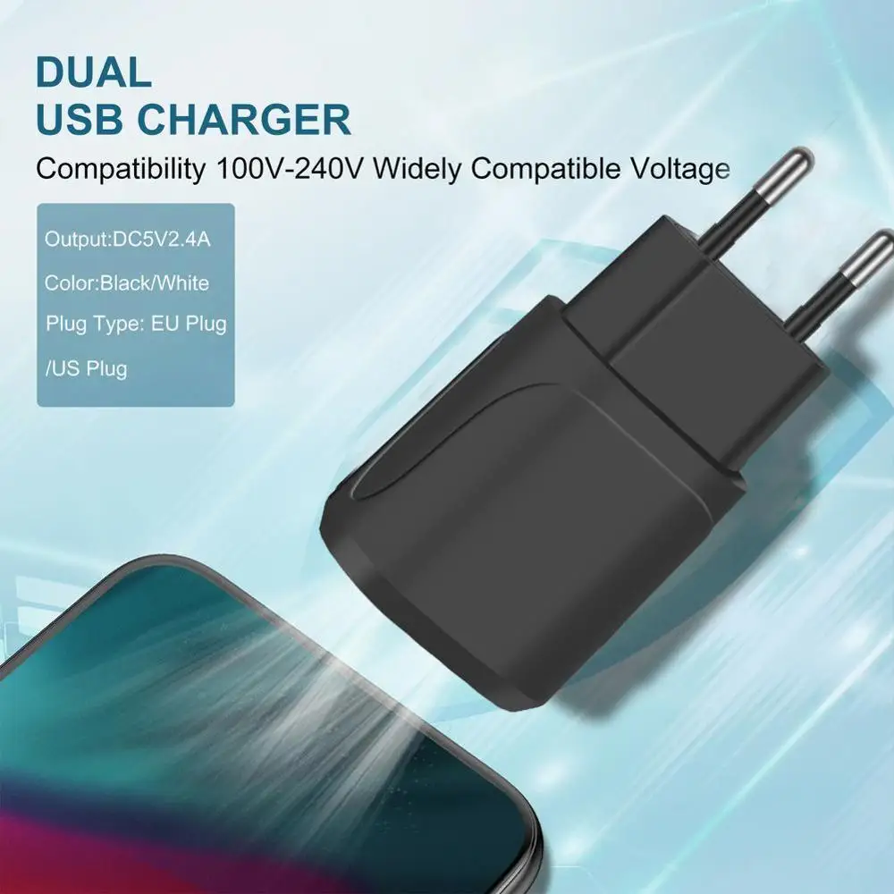 Новое поступление USB AC настенное зарядное устройство Европа Путешествия адаптер