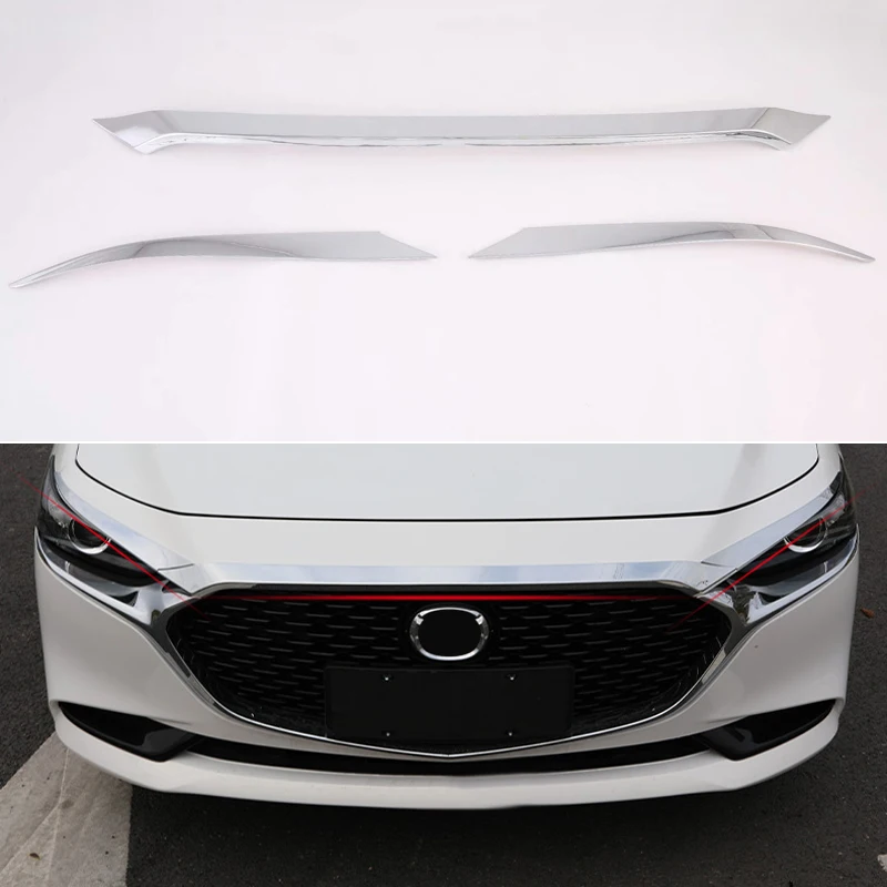 Для Mazda 3 M3 Axela 2019 2020 автомобильные аксессуары ABS передняя головка крышка двигателя