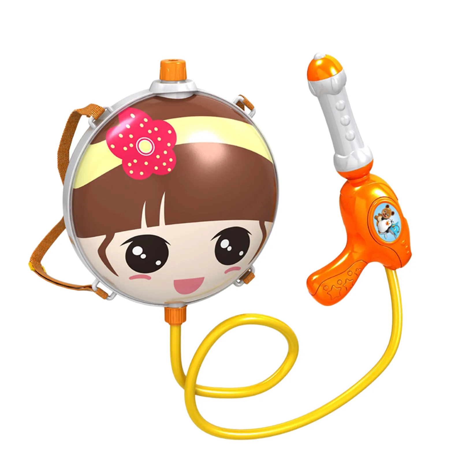 

New Children's Backpack Water Bomb Toy Pull-out Beach Play Water Spray Bomb Outdoor Beach Toys Kids Summer Drifting Water Pistol