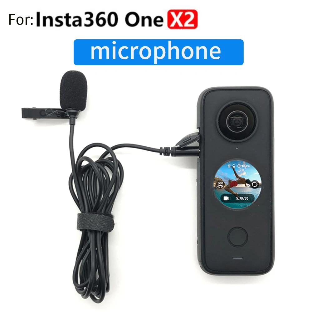 Петличный микрофон TUYU Type-C не нужен адаптер микрофона для камеры Insta360 one x2 Hi-Fi