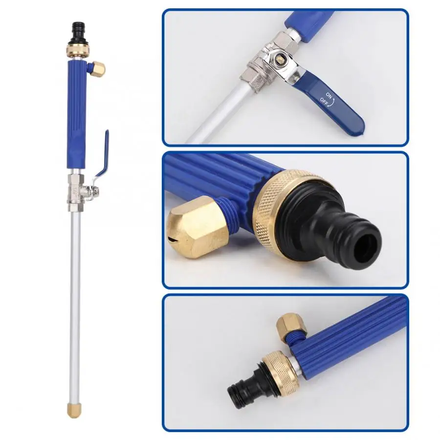 

Aluminum Alloy High Pressure Water Gun Powerful Cleaner Washer Spray Nozzle Cleaning Tool Excellent Cleaning Effect