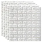 70*77 см кирпичная Настенная Наклейка сделай сам, 3d пенополиэтиленовые обои, настенная панель, комнатная наклейка, каменное украшение, тисненые самоклеящиеся обои