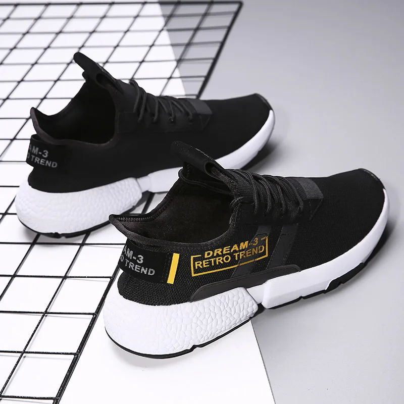 Кроссовки мужские большого размера повседневная теннисная обувь дышащие легкие