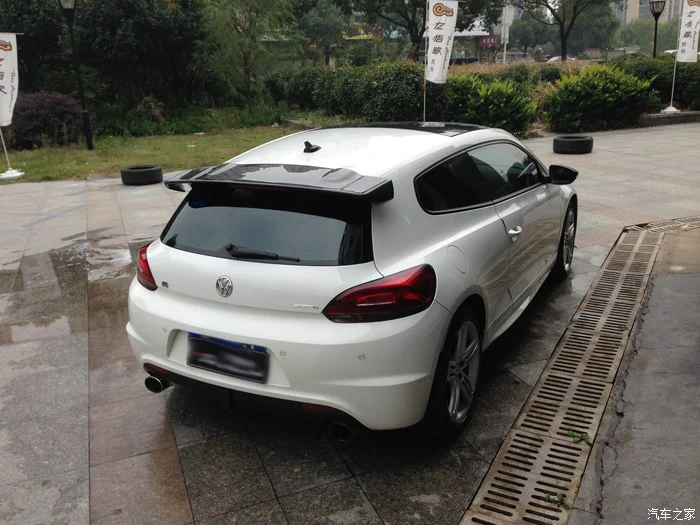 VOTEX Style Scirocco спойлер для крыла заднего из углеродного волокна Volkswagen VW 2010 ~ 2014 (не