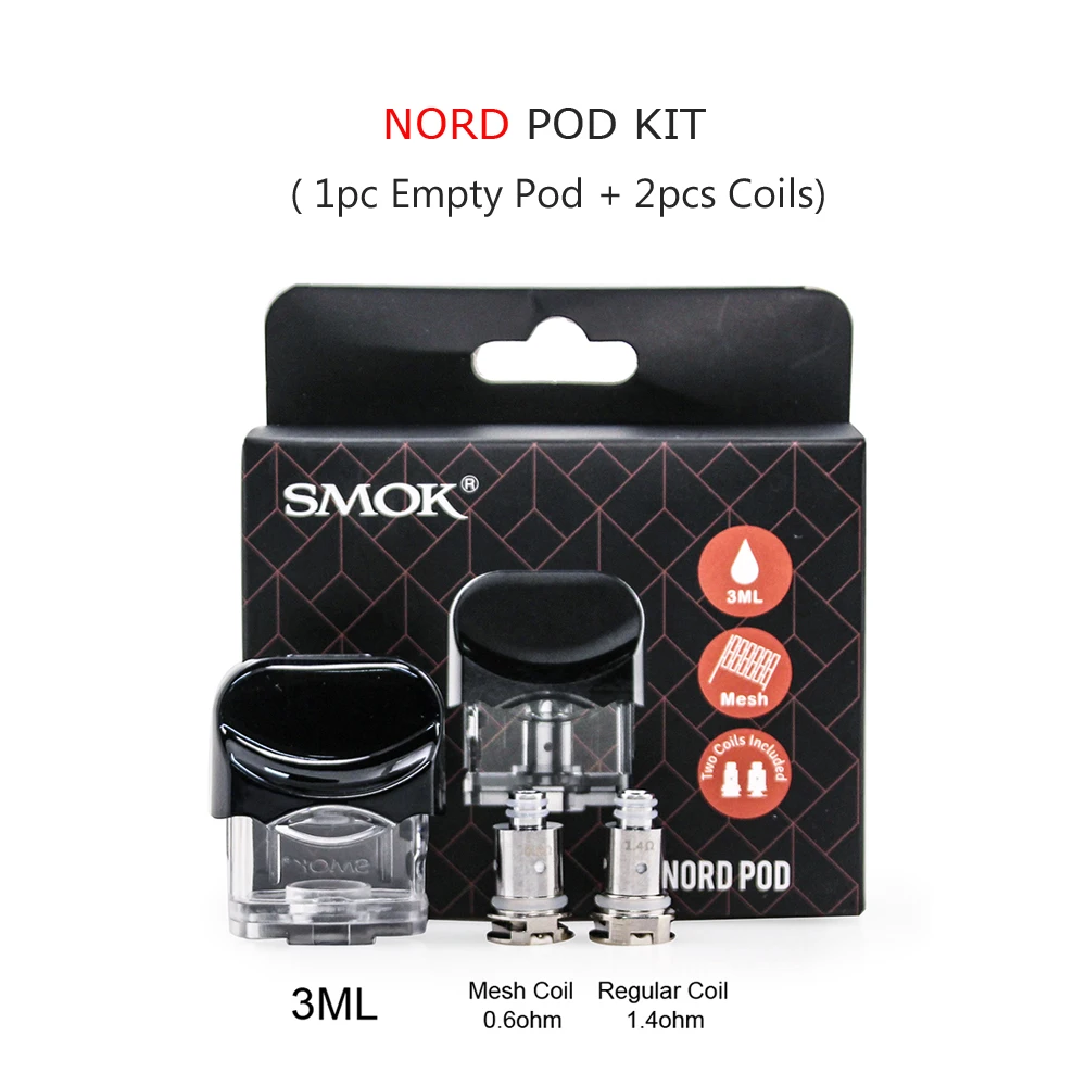 SMOK Nord катушка головка керамическая обычная сетка электронная сигарета картридж Pod ядро сопротивление для Nord электронная сигарета Vape