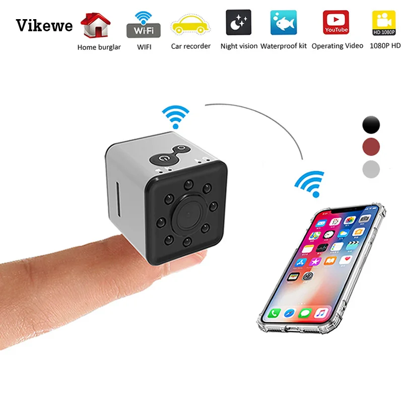 Vikewe Q13 WIFI маленькая DV мини камера FHD 1080P видео сенсор ночное видение