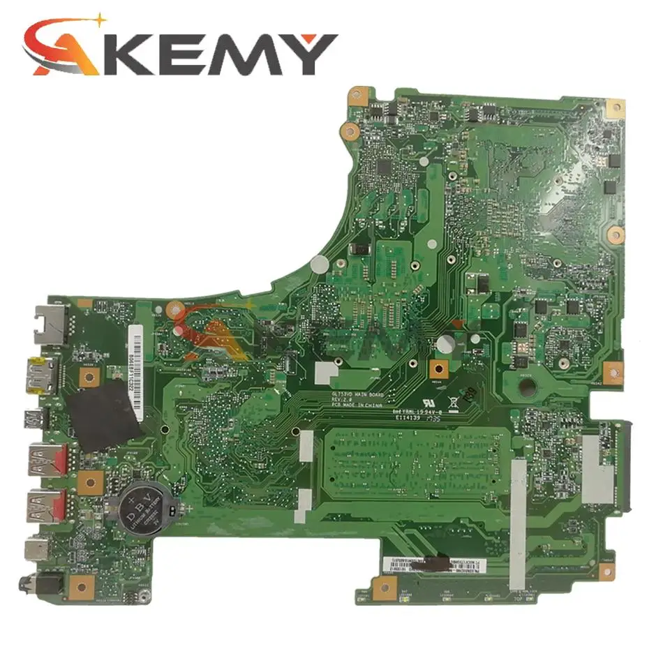 Материнская плата для ноутбука New-MB GL753VE материнская Asus ROG GL753V GL753VD VE FX73VD FX73V W/