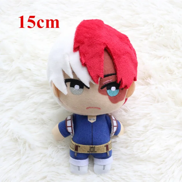 15cm toy Аниме My Hero Academy Izuku Midoriya Katsuki Bakugou Shouto Todoroki плюшевые кулоны милые подвесные игрушки мягкие куклы подарок - Цвет: 15cm toy