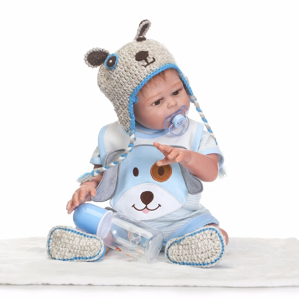 20-дюймовая Реалистичная кукла Reborn Baby Twins 50 см Спящая девочка и проснущаяся