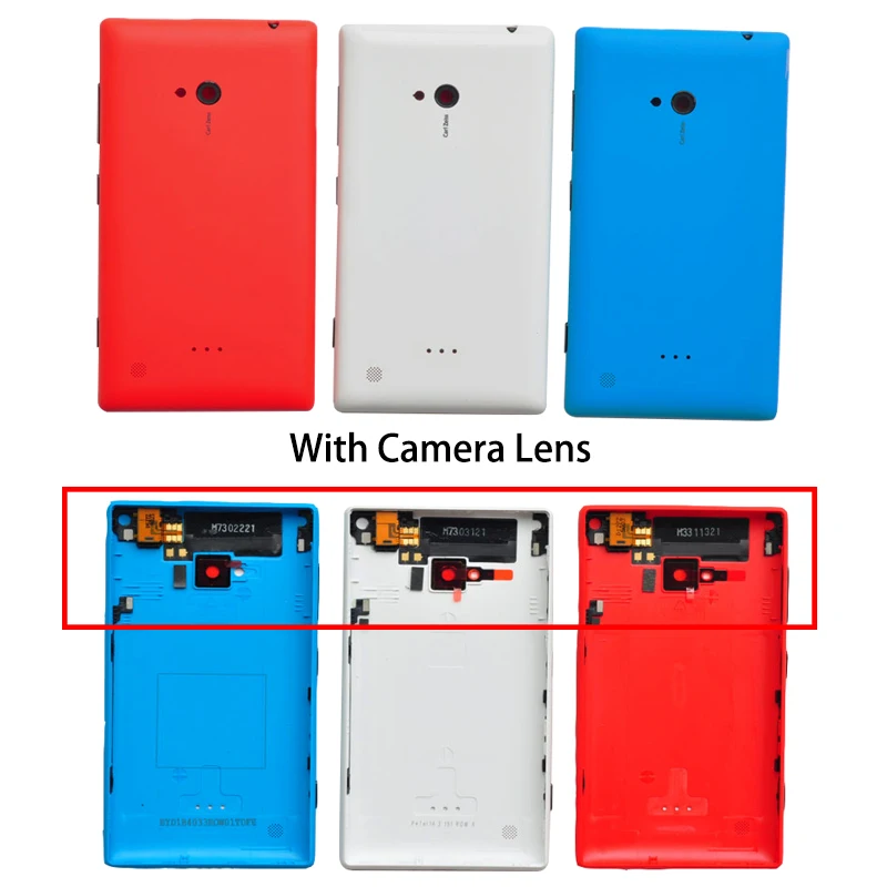 

ZUCZUG новый оригинальный пластиковый задний корпус для Nokia Microsoft Lumia 720 крышка аккумулятора задняя крышка с объективом камеры + боковые ключи