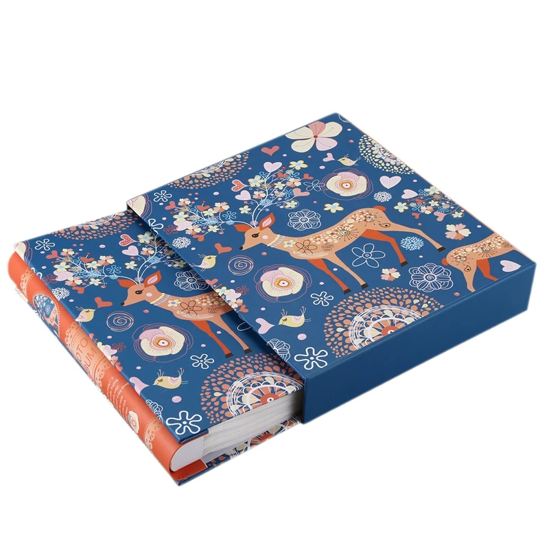 LIXF 4D Большой 6 дюймовый интерт фотоальбом 200 страниц Скрап Бумага Детские Семья