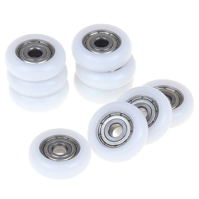 

2/5/10pcs Sliding Shower Roller Wheel Plastic Carbon Steel Bearings Door Replacement Roller Wheel Runner Diameter 23mm