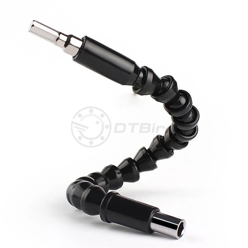 Repair Tools Black 200/295mm Flexible Shaft Bits Extention Screwdriver Bit Holder Connect Link Electronics Drill 1/4" Hex Shank |