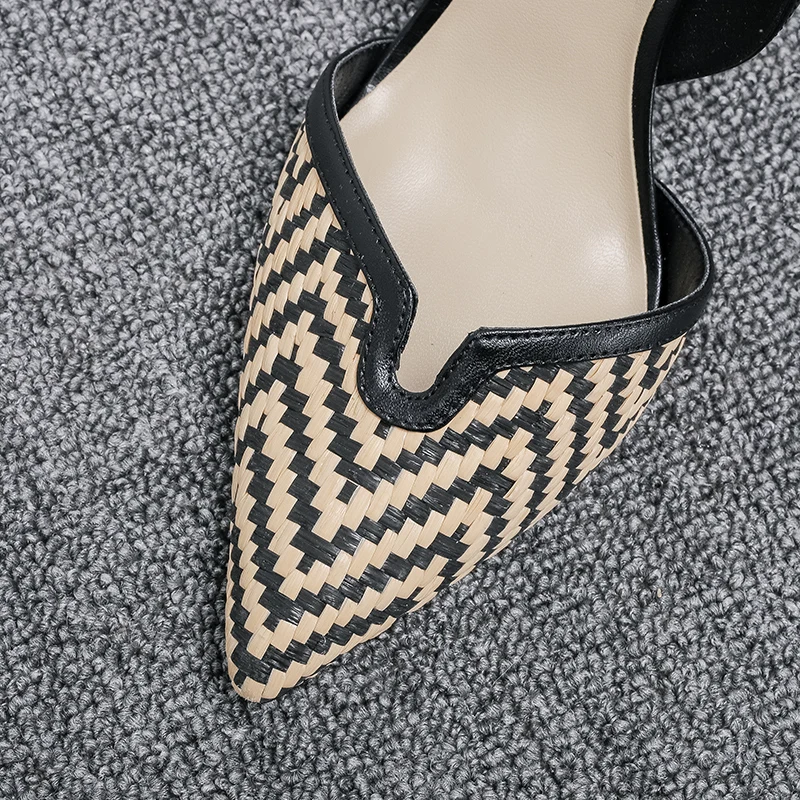 Женские мокасины на плоской подошве в полоску летние повседневные туфли с