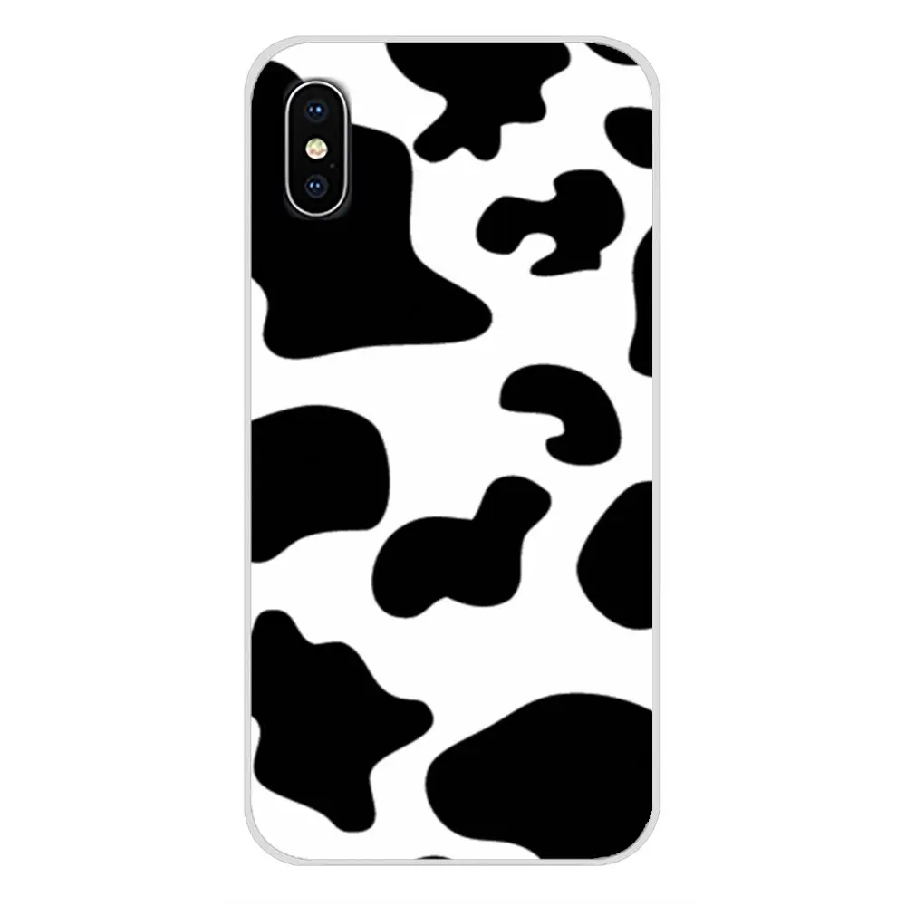 Для Apple iPhone X XR XS 11Pro MAX 4S 5S 5C SE 6S 7 8 Plus ipod 5 6 белого и черного цвета из коровьей кожи