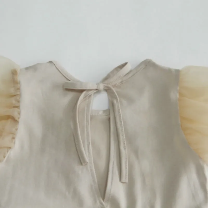 Детское хлопковое платье для девочек летнее Лоскутное Платье макси с летящим