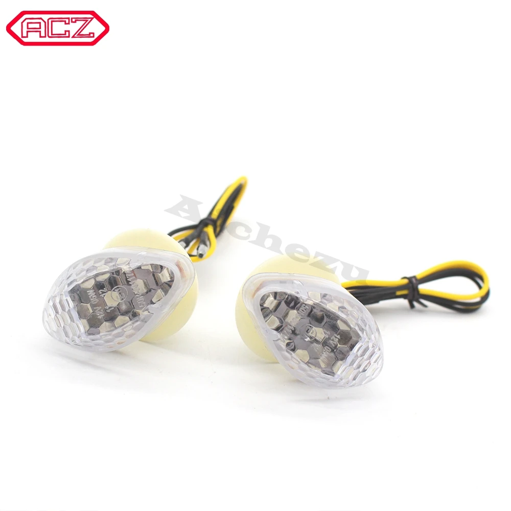 ACZ мотоциклетные Светодиодные Сигнальные огни мигалка индикатор мигалки для Honda