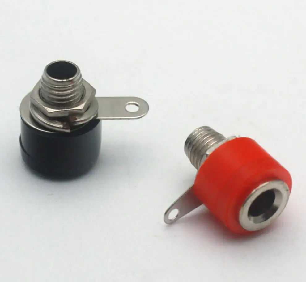 10 шт. Женская Клеммная колодка 4 мм|Интегральные схемы| |