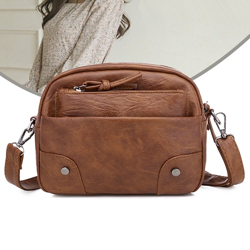 Vintage Women's Shoulder Bag Designers Simple Handbags Female Crossbody Diagonal Bags Fashion Brand Shopper Hand For Women | Багаж и