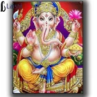 Алмазная живопись Ganesha, Индийский Бог 5D, алмазная вышивка своими руками, вышивка крестиком, религия стразы, распродажа, ручная работа, праздничный подарок