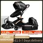 Коляска для новорожденных 3 в 1, складная, светильник Кая