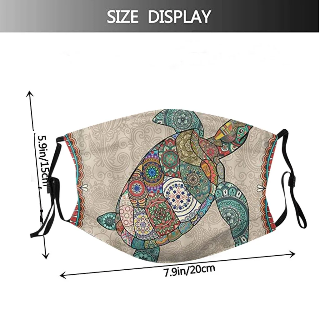 

Can Put Filter Mask Unisex Print Reusable Printed Face Mask Women Mens Washable Mouth-muffle Mask Mascarillas Lavables