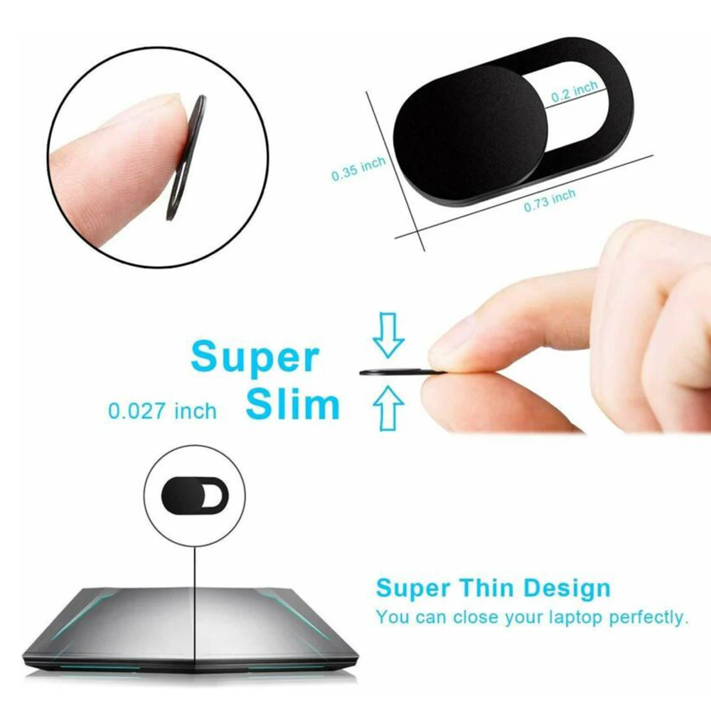 

Plastic Webcam 6PCS Covers Slide Blocker Phone Laptop Desktop Computer