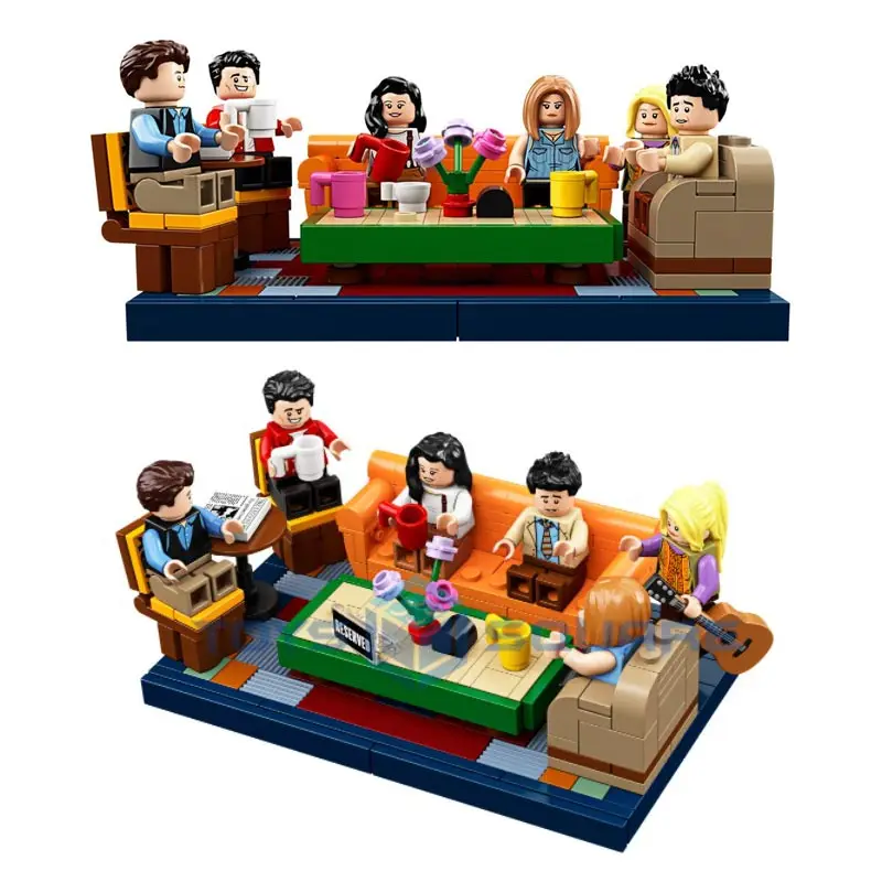 

The Central Coffee Shop With Friends Movie Action Figures Bricks Model Building Blocks Set Gifts Educational Toys For Children