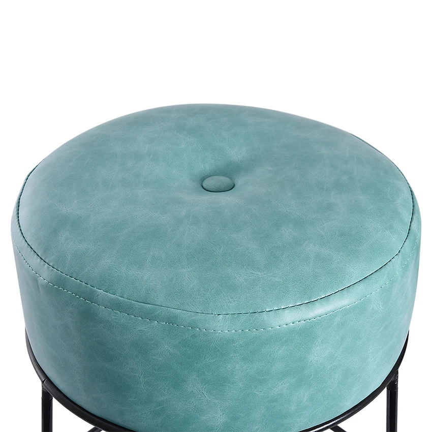 JD012 современный минималистичный круглый табурет портативный Штабелируемый