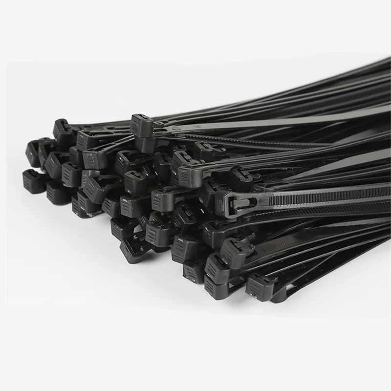 Многоразовые самоблокирующиеся Нейлоновые регулируемые Кабельные стяжки для