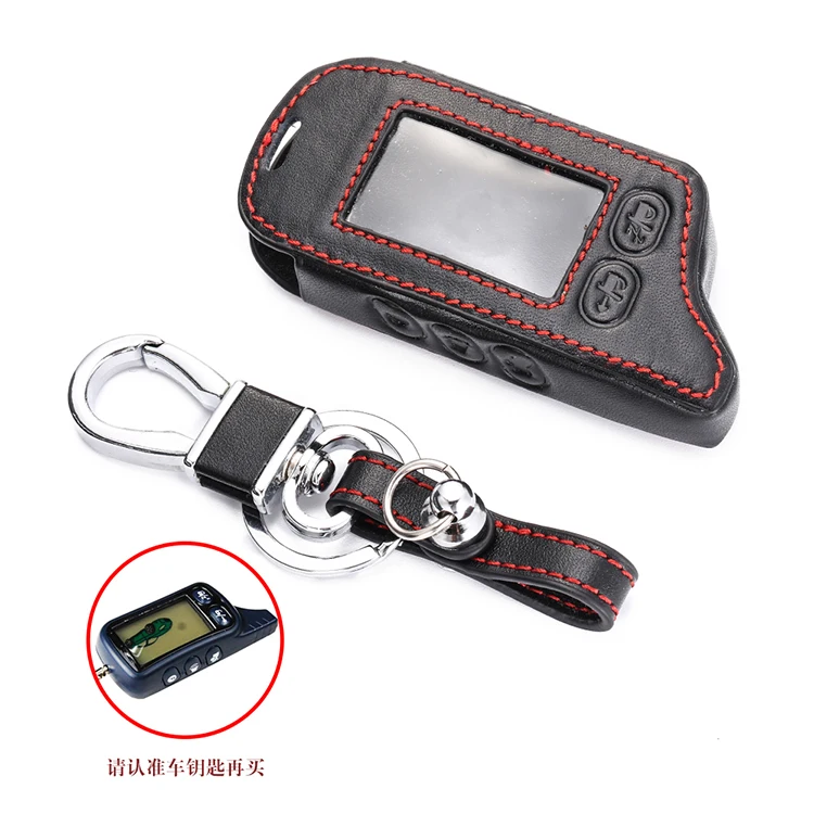 

Кожаный чехол для автомобильной сигнализации Tomahawk TW9010 TW9020 TW9030, двухсторонний чехол для автомобильной сигнализации TW 9010 9030, защитный чехол для ЖК-пульта ДУ