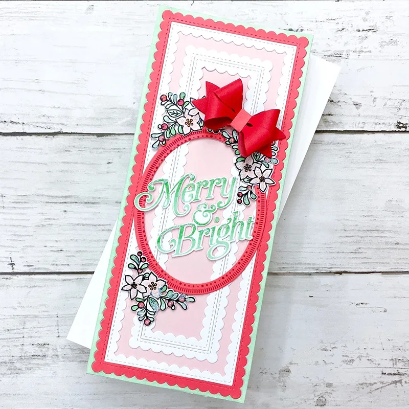 

Rectangular Border Metal Cutting Dies Diy Scrapbooking Photo Album Decorative Embossing Paper Card Crafts Die 2021