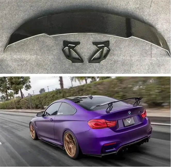 Карбоновое волокно заднего крыла багажника спойлер для BMW F06 F10 F12 F22 F30 F32 F33 F34 F80 F82