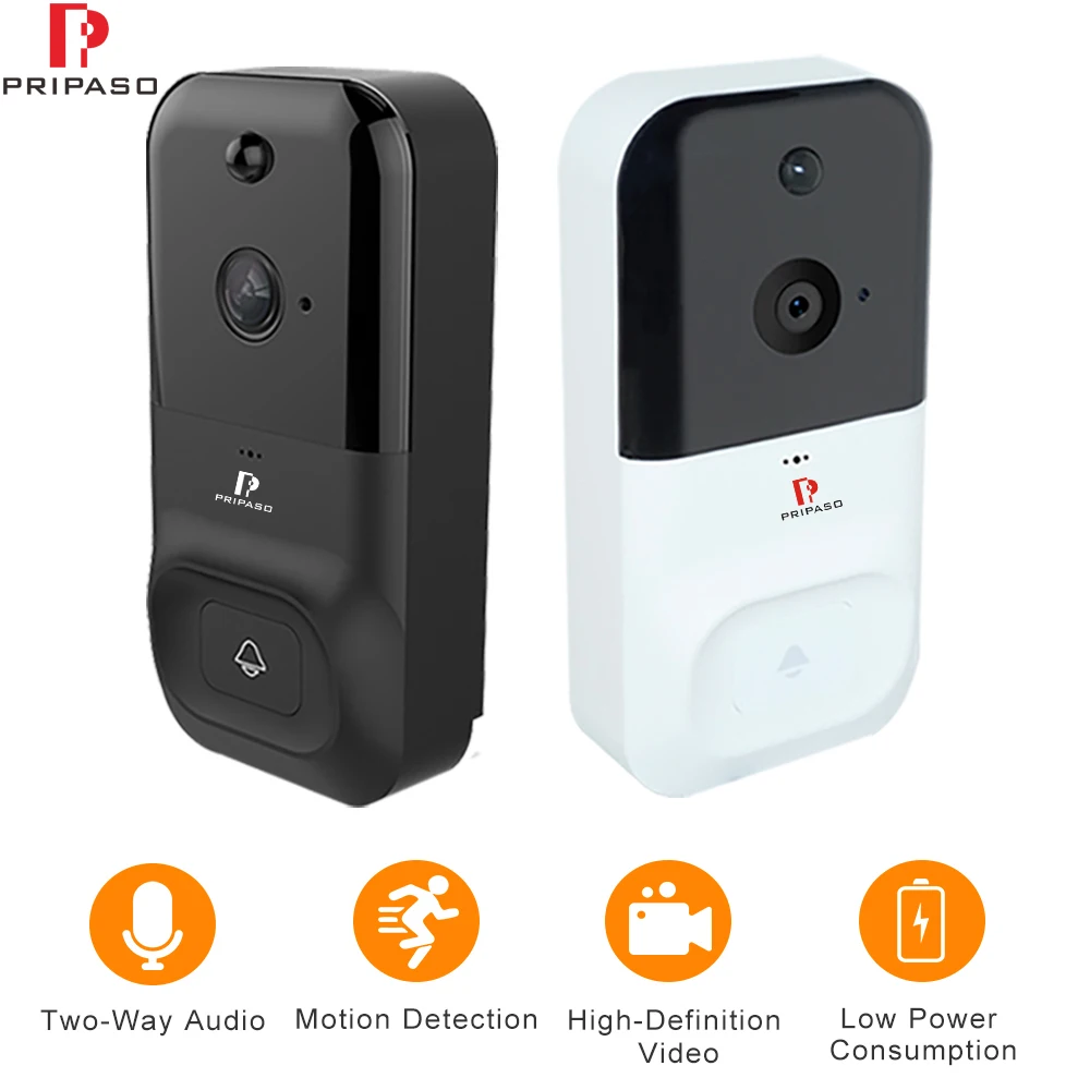Smart Intercom Phone Call Door Bell 720P IP Camera Wireless Wifi Video Doorbell Infrared Night vision with 32G TF Card enlarge