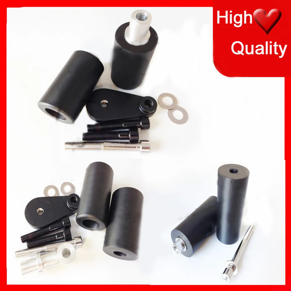 Для Yamaha YZF R6 YZFR6 2003 2004 2005 R6S YZFR6S 2006 2007 2008 2009 Черный No Cut рамки ползунки аварии защита